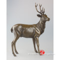 deer wild bronze animal sculpture for sale